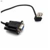 RS232 DB9 Female to USB 2.0 A Female Serial Cable Adapter Converter 8" Inch 25cm view 3