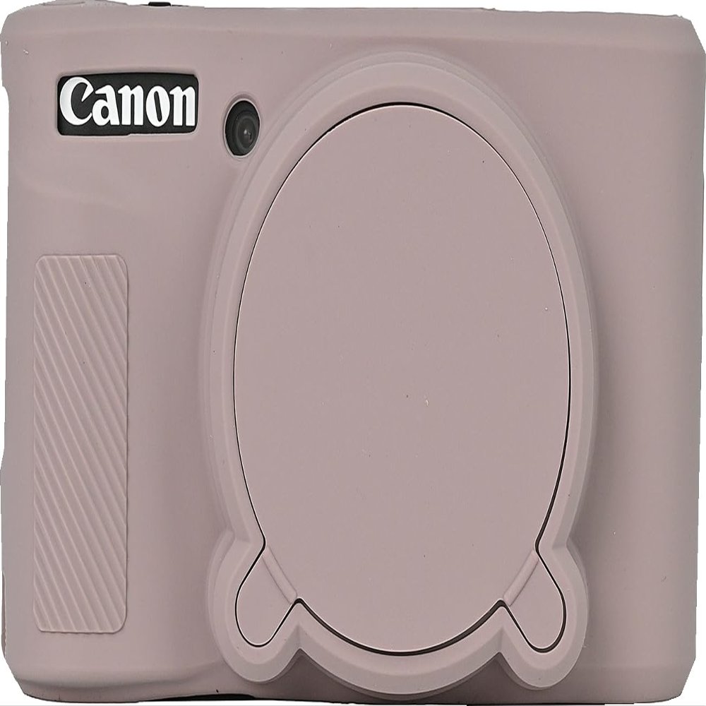 BMAOLLONGB SX740 Camera Case, Fullbody Thin Lightweight Silicone Camera Skin Body Rubber Cover Case for Canon PowerShot SX740 SX730 (Khaki)
