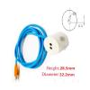 Skcvmn USB to Far Infrared RS485 RS232 Serial Port 38kHz Modulation Ir-DA Adapter Meter Reading, 1.5m view 2