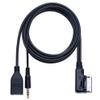 Karlass AMI MDI to AUX 3.5mm to USB Music Media Interface Cable Adapter 1.5m | Compatible for Audi A6L Q5 Q7 A8 S5 A5 A4L A3 VW GTI CC for Sk-o-da FA-bia Oct-Avia Vehicle Radio view 1