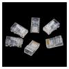 100PCS/lot RJ-45 Ethernet Cables Module Plug Network Connector Compatible with UTP Cat5 Cat5e RJ45 Network Cable Crystal Heads 8P8C view 3