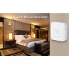 DC 12V Wired Doorbell Alarm with Clear Ding Dong Sound for Home Office Access Control System, ABS Plastic, Black, 1 Pack, Wallmounted or Adhesive Paste view 3