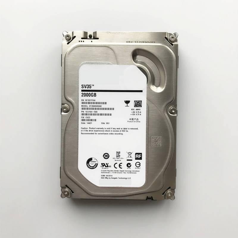 HDD for SV35 2TB 3.5" SATA 6 Gb/s 64MB 7200RPM for Internal HDD for Desktop Computer HDD for ST2000VX000