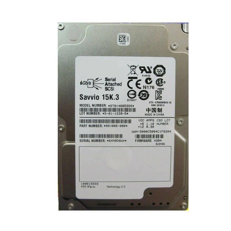 HDD for 146GB 2.5" 15K3 SAS 6 Gb/s 16MB for Internal HDD for Enterprise Class HDD for ST9146853SS