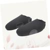 balacoo 1pair Adjustable Protective Shoe Covers for Ice Skating Windproof Scratch-Resistant Elastic Booties Lightweight and Durable Design Black for Outdoor Sports and Activities view 3
