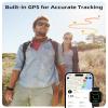 Parsonver Built-in GPS Smart Watch for Men Women with Bluetooth Calling, GPS Fitness Activity Tracker 100+ Sport Modes, Heart Rate Sleep Monitor, Waterproof Pedometer for Android & iPhone(Two Bands) view 2