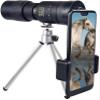 GeRRiT Monocular Telescope for Smartphone,12X50 High Power HD Telescopes with Tripod BAK4 Clip for Universal Phone,Prism Waterproof for Bird Watchi view 1