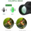 HD Monocular Telescope Professional 80x100 BAK4 Super Telescope Zoom Monocular Portable Telescope with Smartphone Holder and view 4