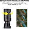 Monocular 10-300x40mm Super Telephoto Zoom Monocular Telescope, High Definition Monocular Telescope for Waterproof Travel Camping Beach Bird Watching view 3