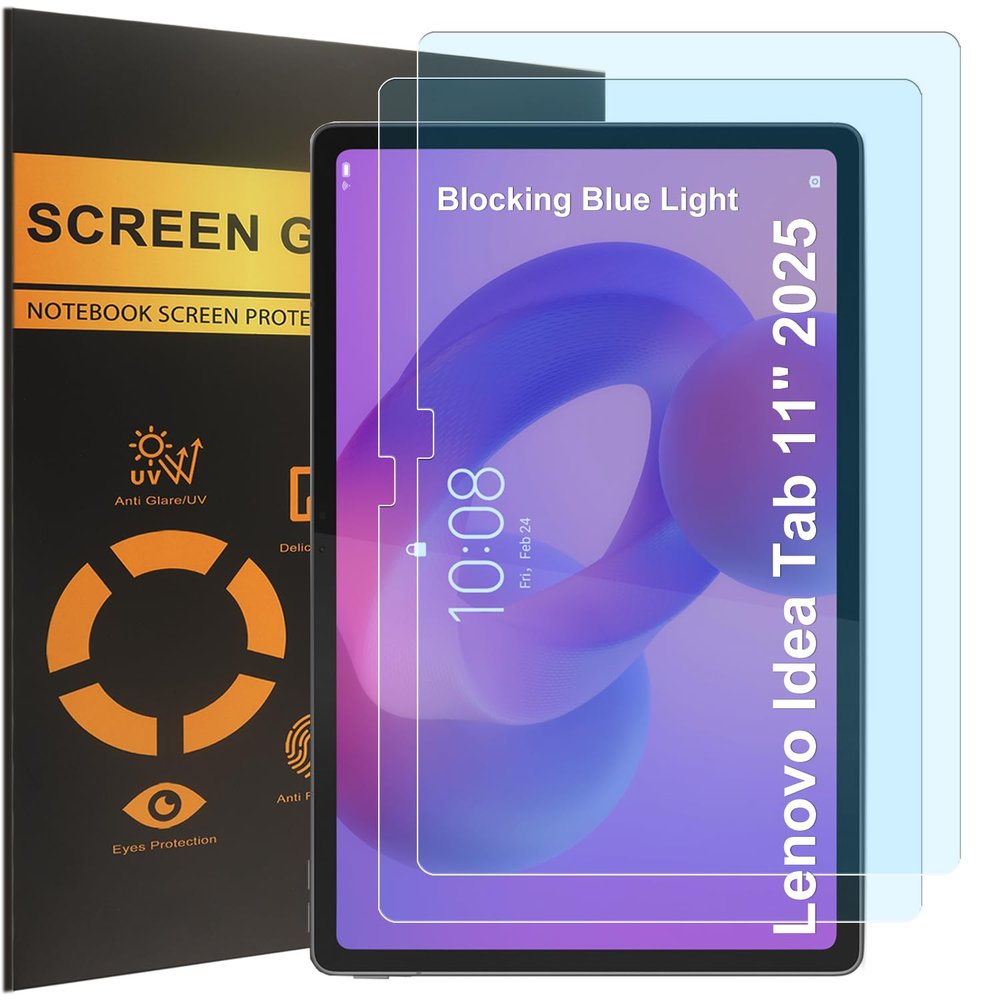 2 Pack Anti Blue Light Screen Protector for Lenovo Idea Tab 11" 2025Lenovo Tab M11Lenovo Tab K11 (TB336FU, TB336ZU,TB330FU, TB330KU), Eye Protection Blocking Blue Light Anti Glare (Matte) Shield
