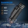 Monocular Telescope, 1250 High-Power Prism HD Bifocal Monocular Telescope Portable Waterproof Anti-Fog Monocular Telescope with Smart Phone Holder Tripod Suitable for Bird Watching Camping Trip view 3