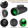 Monocular Telescopes for Adult, 40x60 High Power HD Monocular Telescope with Holder & Tripod, Waterproof Telescopes for Bird Watching/Hunting/Camping/Travelling/Hiking view 3