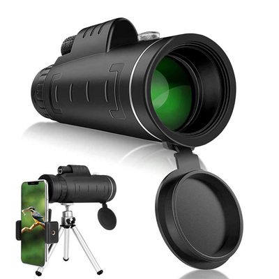 Monocular Telescope, 4060 Waterproof Fogproof HD High Power Monocular Scope, and Adjustable Tripod for Mobile Phone Bird Watching Hunting Hiking Camping - Double The Comfort