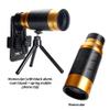 GeRRiT Monocular Telescope Compact Retractable Zoom Telescope Wide Angle Prism Scope Telescope with Phone Clip Tripod view 2