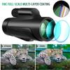 Monocular Telescope, 12X50 High Power HD Monocular with Phone Holder Tripod - Waterproof Durable and Clear FMC BAK4 Prism for Bird Watching Camping Hiking Match Double The Comfort view 2