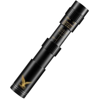 Monocular Telescopic Telescope/High-Power Night Vision HD Telescope/Metal Lens Body/Stretch Zoom/External Mobile Phone,A