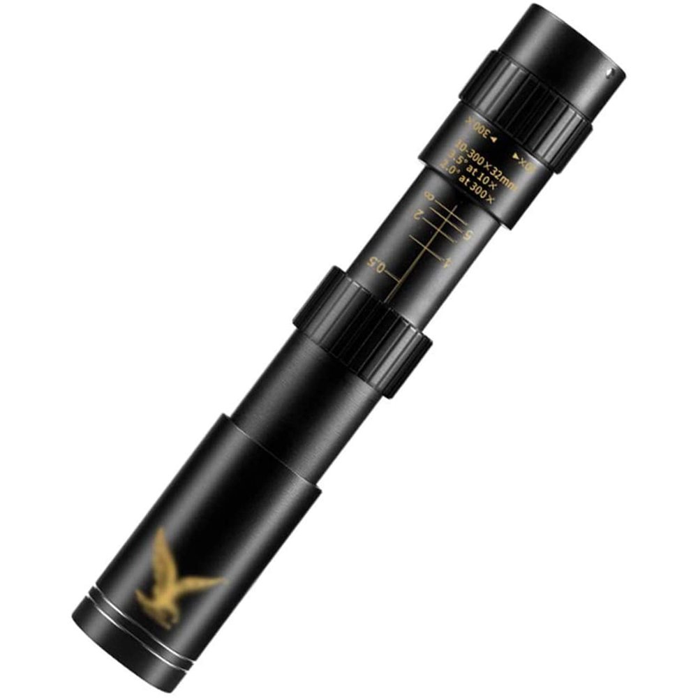 Monocular Telescopic Telescope/High-Power Night Vision HD Telescope/Metal Lens Body/Stretch Zoom/External Mobile Phone,A
