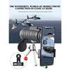HD High Power Bak4 Prism Monocular Waterproof Monocular Scope with Smartphone Adapter Tripod for Birdwatching Hunting Hiking Camping Sightseeing,Monocular Star Scope Telescope - Double The Comfort view 3