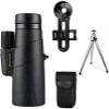 Monocular Telescopes Spotting Telescope Life Waterproof FMC Multilayer Coating 42mm Large Caliber with 15cm Tripod Special Mobile Phone Shooting Stand Portable Travel view 1