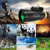 GeRRiT 12-16X60 Monocular Telescope, Telescope, Waterproof High Power Spotting Telescope for Adults and Kids, Monocular for Bird Watching Hiking Hunting Traveling view 2