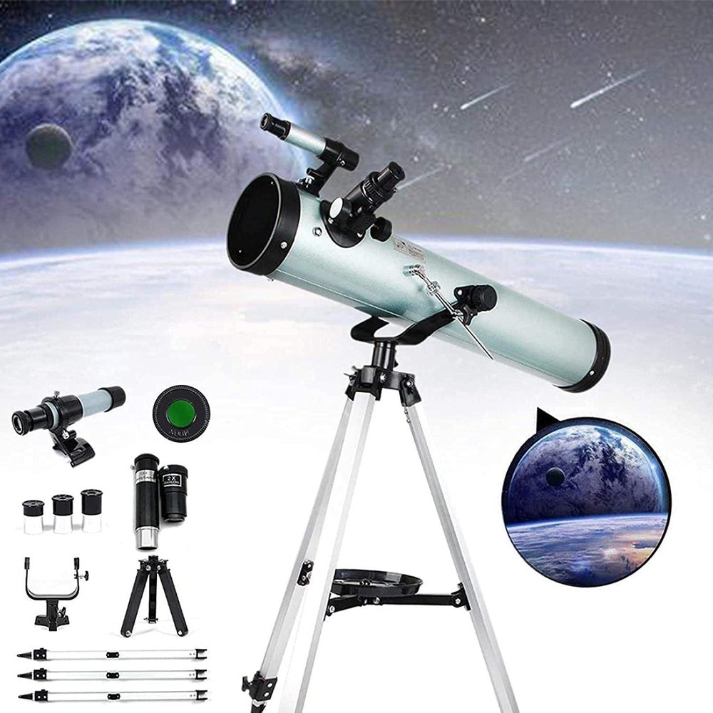 Astronomical Telescope,Zoom 350X HD Outdoor Monocular Space Telescope,700/125mm Astronomical Refractor Scope Telescope