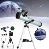 Astronomical Telescope,Zoom 350X HD Outdoor Monocular Space Telescope,700/125mm Astronomical Refractor Scope Telescope view 1