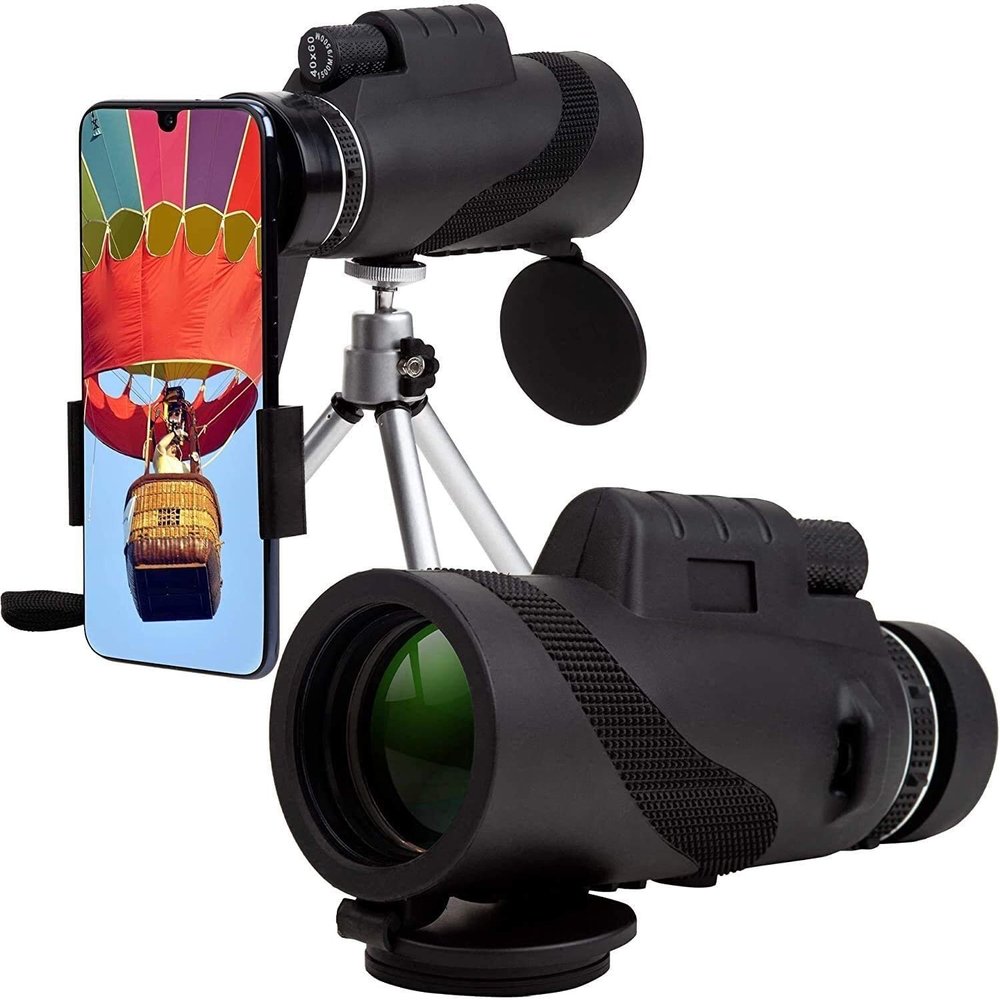 40X60 Monocular Telescope by Strong Impact, BAK4 Monocular Compact Telescope High Power Prism Monocular Telescope Zoom Monocular for Adults Zoom - Double The Comfort