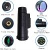 Monocular Telescope,40X60 High Power HD Monocular with Smartphone Holder Tripod for Bird Watching Camping Sightseeing view 3