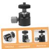 jojofuny Aluminum Alloy Spherical Gimbal Rotation for Ball Head Base Adapter Camera Mount for Tripod view 2