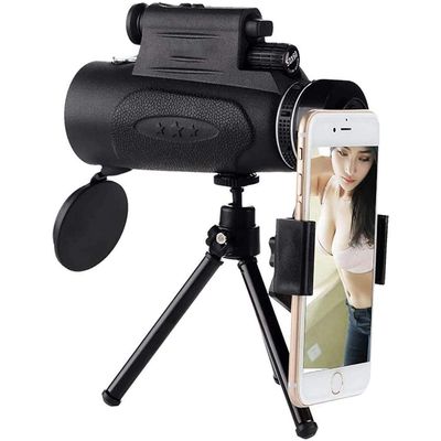 Monocular Telescope Powerful Monocular Long Range 8000M Telescope for Smartphone 100X90 Military Spyglass Zoom HD Hunting Optics Scope - Double The Comfort