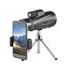 18x62 Monocular Telescope Compact Waterproof ED Glass with Tripod Phone Clip Telescope view 1