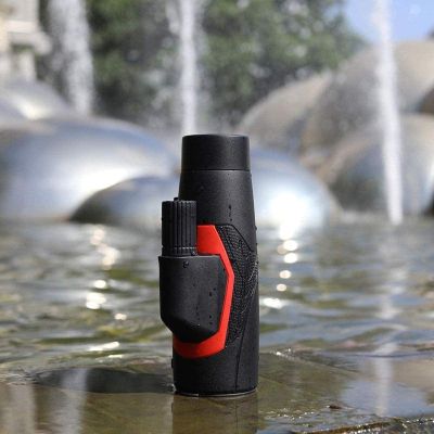 Monocular HD Telescope Waterproof Fogproof Outdoor 10 X 42 BAK4 Monocular Camping Hiking HD l Telescope Eyepiece Black Green