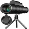 Monocular Telescope, High Definition Monocular Telescope, 40x60 Monoculars for Smartphone with Smartphone Holder & Tripod, Waterproof and Anti-fogging Monocular Scope view 1