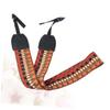 Mikikit Vintage Dslr Camera Strap Crossbody Design for Outdoor Travel Durable Woven Suitable for Men Women Orange view 3