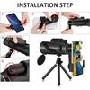 GeRRiT Monocular Telescope for Smartphone, 40X60 Monocular Eyepiece Telescope with Smartphone Holder and Tripod for Bird Watching/Camping/Hiking/Travelling/Hunting view 2