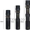 GeRRiT Telescope 4k 10-300x40mm Super TelePhoto Zoom Monocular Portable Telescope for Camping Portable Telescope for Camping Great Gift for Kids, blackone view 2