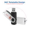Personalized Flash Drives 256MB, Wooolken Customizable USB 2.0 Thumb Drives 10/20/50/100 Pack, Logo Memory Stick Custom Flash Drive Engraved Logo (Mixcolors) view 4