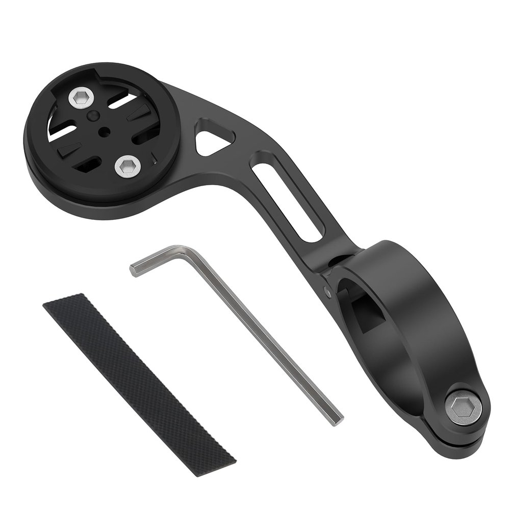 MEILAN Navihood C4 Bike Computer Mount, Aluminium Alloy Extended Out-Front Bracket Cycling Computer Mount Compatible with Garmin