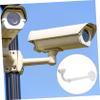 Veemoon Security Camera Mount Bracket Wall Holder for Use Versatile Stand for CCTV Cameras Easy Installation Compatibility view 2