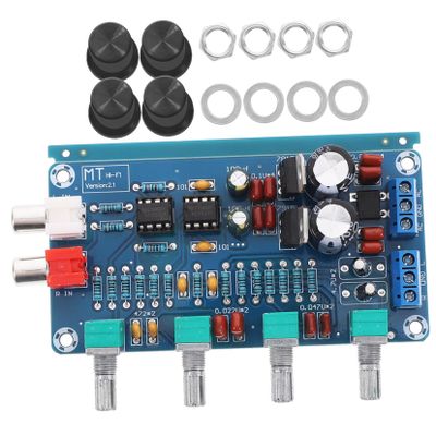 Homoyoyo Digital Amplifier Board Audio Amplifier Module for Car Turntable Pre-amp Volume Control DIY Speaker Kit Bass Amp Stereo Module Board