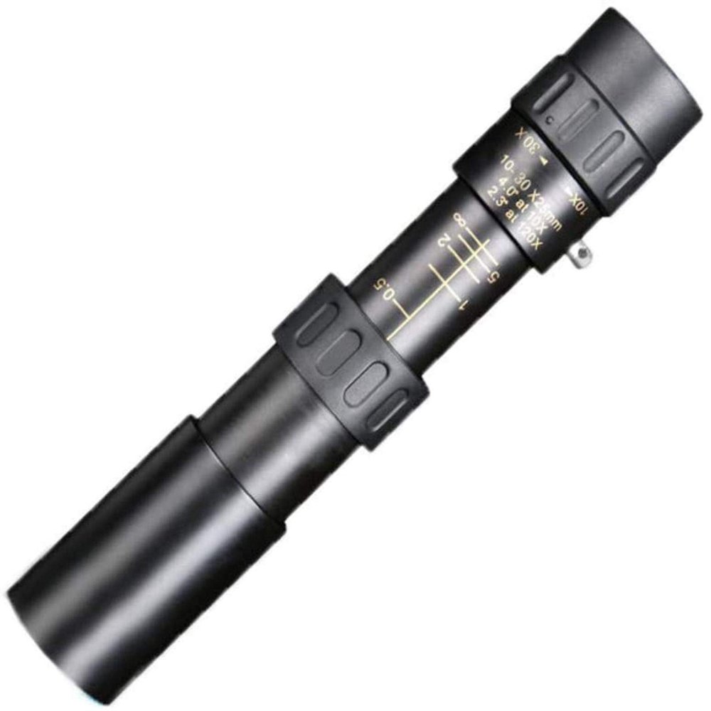 Monocular Telescope 10-30X25mm High Power HD Monocular for Bird Watching Waterproof Telescope Made by BAK4 Prism and Eco-Friendly Materials