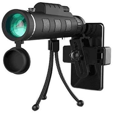 GeRRiT Monocular Telescope 4060 Monocular High Powered Telescope HD Mobile Phone Portable Telescope for Bird Watching Hiking Hunting Camping Wildlife Double The Comfort