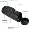 GeRRiT Monocular Telescope 4060 Monocular High Powered Telescope HD Mobile Phone Portable Telescope for Bird Watching Hiking Hunting Camping Wildlife Double The Comfort view 4