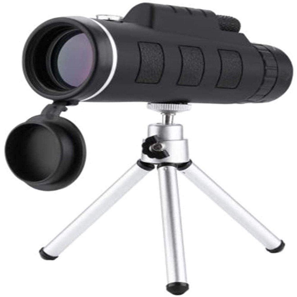 Monocular Telescope, 40X60 High Per Telescopes HD Dual Focus Scope Monocular +Tripod+ Clip+Compass Best Value Birdwatching and Hiking