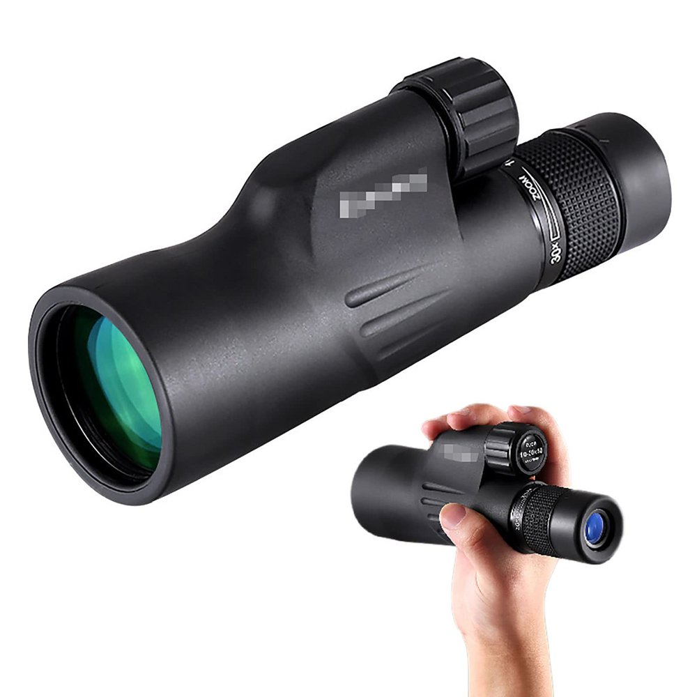 High Magnification 10-3050 Monocular Telescope, Zoom HD Waterproof Anti-Fog Monocular Telescope BAK4 Prism Handheld Portable Monocular Telescope Suitable for Bird Watching Animal Camping