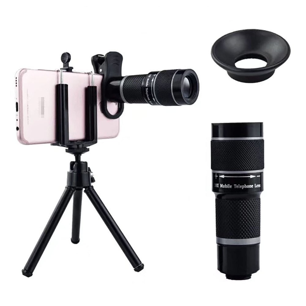 18 Monocular Telescope, with Mobile Phone Holder Tripod HD Waterproof Monocular Telescope BK4 Prism Multi-Coated Optical Lens Pocket Monoculars Suitable for Sightseeing Bird Watching