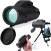 Monocular Telescope 80X100 High Power HD Monocular, with Smartphone Holder Tripod Waterproof Monocular with for Bird Watching, Travel,Hiking, Camping view 1