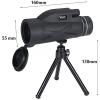 Monocular Telescope 80X100 High Power HD Monocular, with Smartphone Holder Tripod Waterproof Monocular with for Bird Watching, Travel,Hiking, Camping view 3