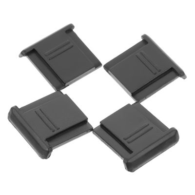 Veemoon 4pcs Camera Hot Shoe Cover Protective Cap Hot Shoe Mount Protector for DSLR Prevents Circuit Easy to Install Compatible with Cameras
