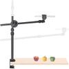 FlexiMount Pro Adjustable Overhead Tripod Phone Stand with Desk Clamp, RC Monitor Mirror & Mic Arm for iPhone, YouTube, Zoom, Live Streaming, Video Meeting, Vlog Recording view 1